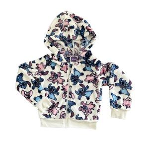 Disney Stitch Zip Up Hooded Jacket.